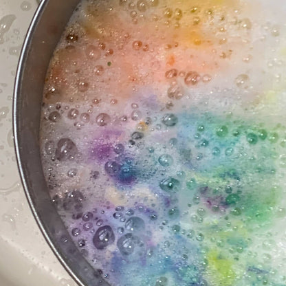 Paint Your Own Rainbow Bath Bomb Kit